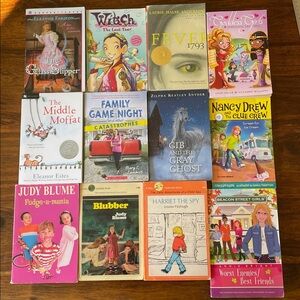 12 Kids Tweens Girls Paperback Books - Summer Reading, Homeschool, Classroom